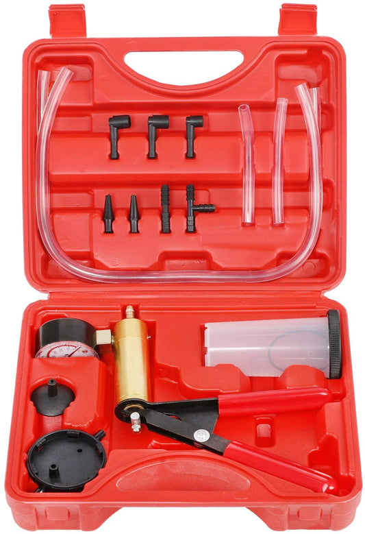 Brake and Clutch Fluid Hand Pump Vacuum Bleeder Tool Kit