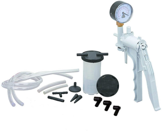 Brake Fluid Bleeder Plastic Hand Vacuum Pump Tester Kit